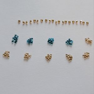 Origami Owl Stardust Limited Edition Crystals - 120 pc mixed "Sand & Ocean"